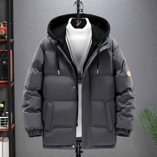 new style men's loose thickened down cotton padded clothes winter coat men fashion, Black
new style men's loose thickened down cotton padded clothes winter coat men fashion, Black