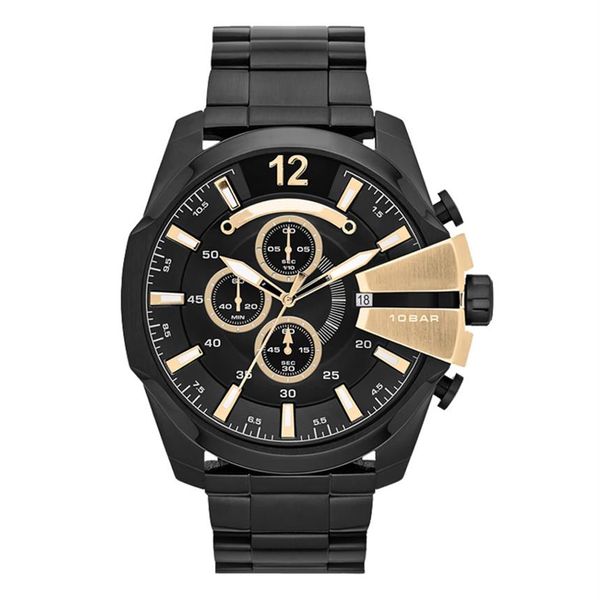 fashion brand men big case mutiple dials stainless steel band date quartz wrist watch 4338214z, Slivery;brown
fashion brand men big case mutiple dials stainless steel band date quartz wrist watch 4338214z, Slivery;brown