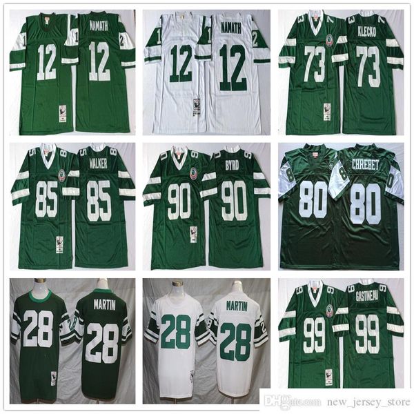 college wear ncaa vintage mitchell and ness football 12 joe namath jerseys retro mark gastineau 28 curtis martin 73 joe klecko 90 dennis byr, Black
college wear ncaa vintage mitchell and ness football 12 joe namath jerseys retro mark gastineau 28 curtis martin 73 joe klecko 90 dennis byr, Black