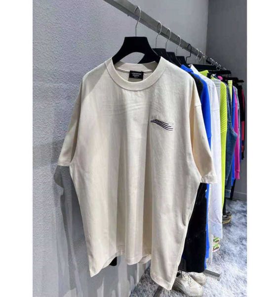 fashion brand designer t shirt letter embroidery short sleeve paris men and women short sleeve rice ash balanciagas, White;black
fashion brand designer t shirt letter embroidery short sleeve paris men and women short sleeve rice ash balanciagas, White;black