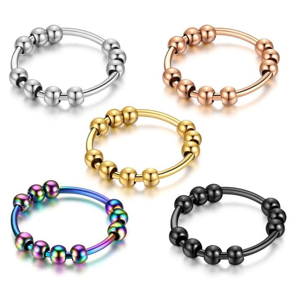 stainless steel spinner ring for anxiety fidget band rings for women and men stress relieving reduce jewelry gift, Silver
stainless steel spinner ring for anxiety fidget band rings for women and men stress relieving reduce jewelry gift, Silver