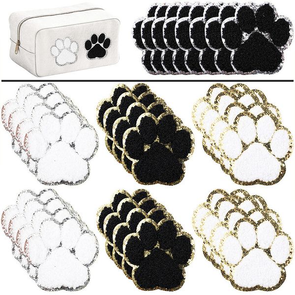 notions self adhesive patches cute dog paw embroidered patch iron on sewing chenille stickers for clothes shoes hat bag backpack decor 6cm, Black
notions self adhesive patches cute dog paw embroidered patch iron on sewing chenille stickers for clothes shoes hat bag backpack decor 6cm, Black