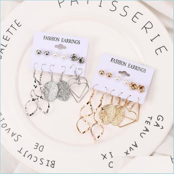 stud stud 12 pairs/set womens earrings spiral for women bohemian fashion jewelry 2021 geometric crystal heart ear studs drop delivery dhulg, Golden;silver
stud stud 12 pairs/set womens earrings spiral for women bohemian fashion jewelry 2021 geometric crystal heart ear studs drop delivery dhulg, Golden;silver