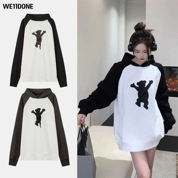 teddy well hoody done women's bear patchwork hooded sweater men women autumn winter loose fashion hoodies casual sweatshirt 11, Black
teddy well hoody done women's bear patchwork hooded sweater men women autumn winter loose fashion hoodies casual sweatshirt 11, Black
