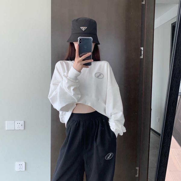 women's done well high hoody waist short sweater women loose pullover hoodies casual sweatshirt graffiti cotton designer sports 11, Black
women's done well high hoody waist short sweater women loose pullover hoodies casual sweatshirt graffiti cotton designer sports 11, Black