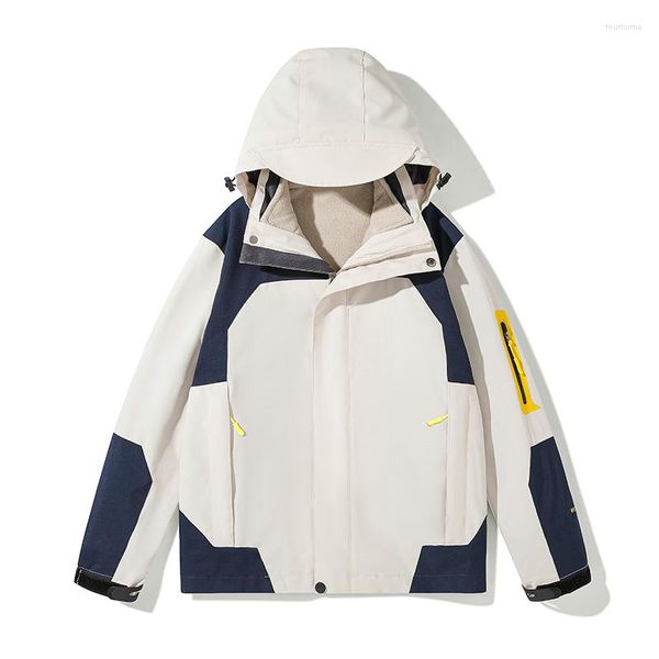 men's jackets men winter plus size fleece 2-in-1 detachable jacket casual outdoor mountaineering clothing windproof warm inner 2022, Black;brown
men's jackets men winter plus size fleece 2-in-1 detachable jacket casual outdoor mountaineering clothing windproof warm inner 2022, Black;brown