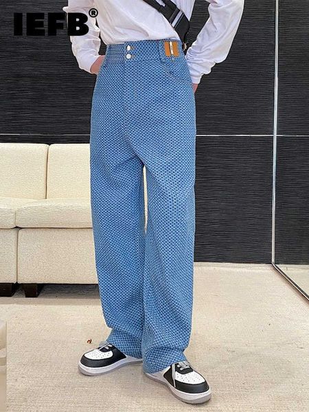 men's jeans iefb honeycomb texture casual men's denim pants trend blue straight long pants 2022 new autumn korean tide wide leg je
men's jeans iefb honeycomb texture casual men's denim pants trend blue straight long pants 2022 new autumn korean tide wide leg je