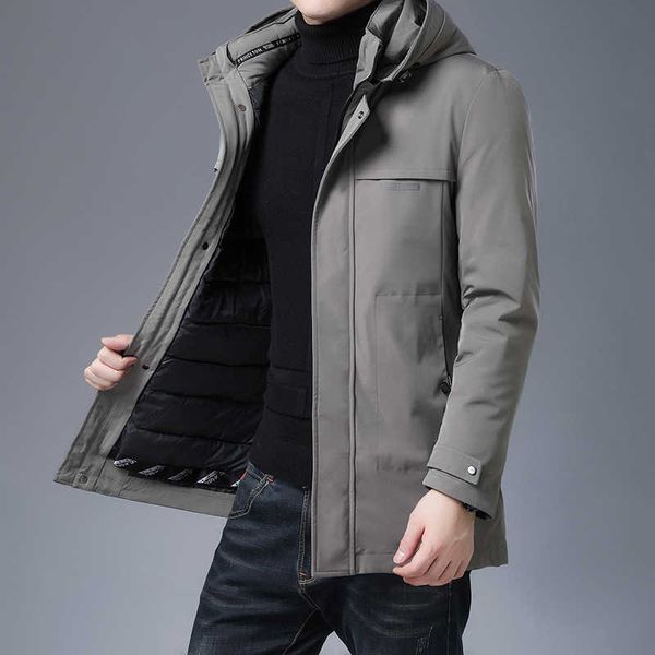men medium and long winter new living face removable liner down jacket casual men's coat, Black
men medium and long winter new living face removable liner down jacket casual men's coat, Black