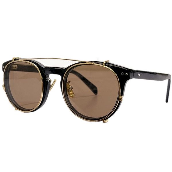 2022 4s210retro-vintage round frame clip-on sunglasses uv400 polarized italy plank fullrim50-24-145for prescription eyeglasses goggles fulls, Black
2022 4s210retro-vintage round frame clip-on sunglasses uv400 polarized italy plank fullrim50-24-145for prescription eyeglasses goggles fulls, Black