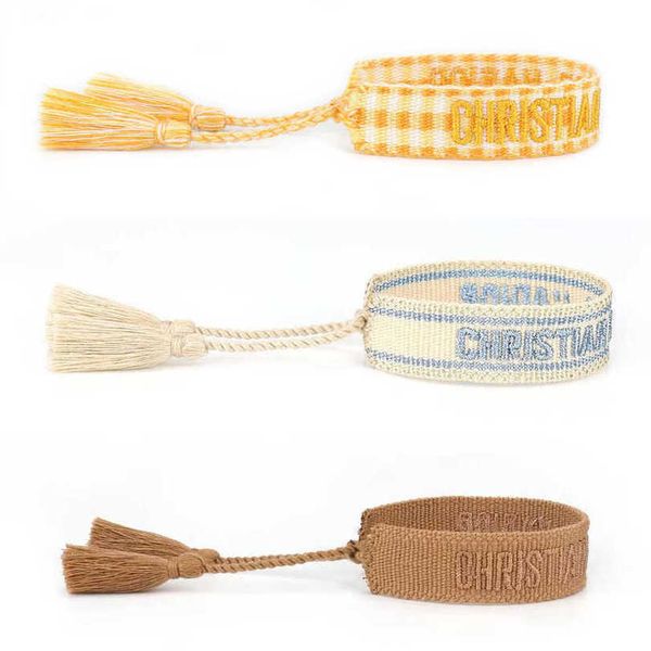 luxury women's fashion bracelets d brand designer bangle jewelry handmade braided embroidered bracelet men's woven girl fabric tas, Golden;silver
luxury women's fashion bracelets d brand designer bangle jewelry handmade braided embroidered bracelet men's woven girl fabric tas, Golden;silver