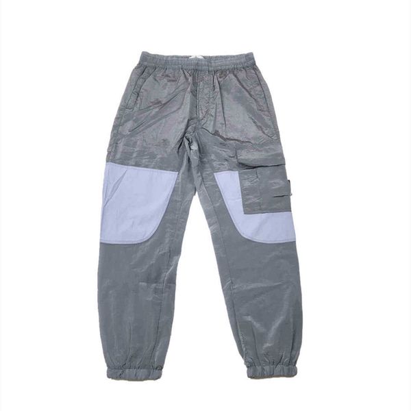 2021 new tone metal nylon mesh stitching trousers men's casual sports trousers with armband trousers m-xxl, Black
2021 new tone metal nylon mesh stitching trousers men's casual sports trousers with armband trousers m-xxl, Black