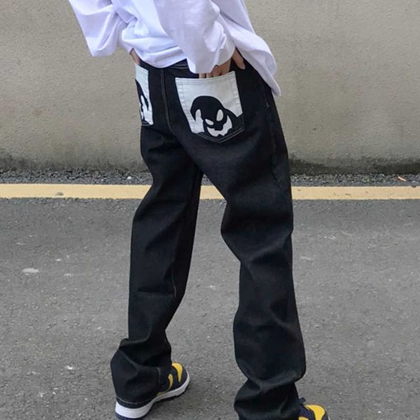 men's jeans hip hop jeans men retro cartoon letters print washed causal pants fashion brand loose straight wide-leg trousers black t221, Blue
men's jeans hip hop jeans men retro cartoon letters print washed causal pants fashion brand loose straight wide-leg trousers black t221, Blue
