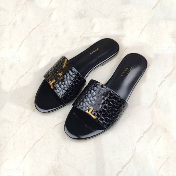 yslity 2022 designer male women's slippers nude leather shoes medium heels of sandals mmm, Black
yslity 2022 designer male women's slippers nude leather shoes medium heels of sandals mmm, Black