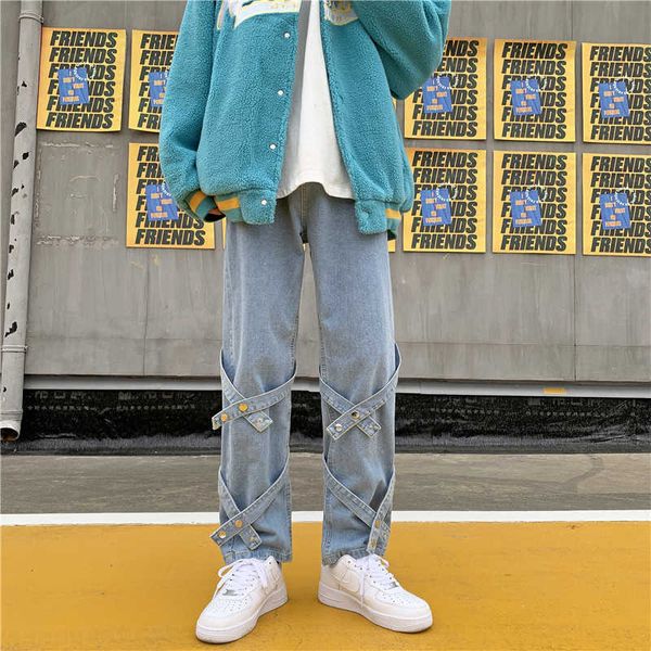men's jeans high street jeans men's loose straight wide leg pants men's brand clothing fashion streetwear men black light blu, Blue
men's jeans high street jeans men's loose straight wide leg pants men's brand clothing fashion streetwear men black light blu, Blue