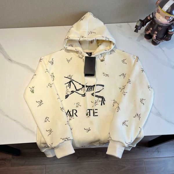 arc fashion brand designer hoodie autumn winter printed plush hooded sweater loose couple pullover coat, Black
arc fashion brand designer hoodie autumn winter printed plush hooded sweater loose couple pullover coat, Black