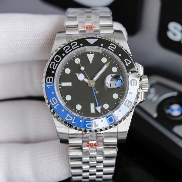 luxury men's watch blue ceramic 40mm dial automatic machine 904l stainless steel automatic calendar sapphire mirror classic luminous wa, Slivery;brown
luxury men's watch blue ceramic 40mm dial automatic machine 904l stainless steel automatic calendar sapphire mirror classic luminous wa, Slivery;brown