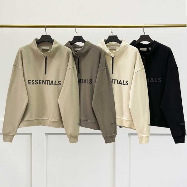 essentials hoodies hooded for mens fog double thread letter loose autumn and winter god of fear plush half zipper essential sweater fashion, Black
essentials hoodies hooded for mens fog double thread letter loose autumn and winter god of fear plush half zipper essential sweater fashion, Black