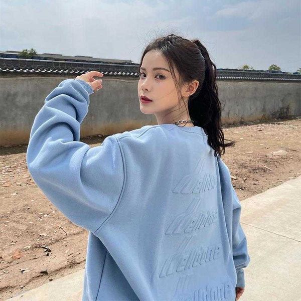 sweater well hoody done women's female round neck pullover long sleeve loose couple embossed jacket hoodies casual sweatshirt graffiti, Black
sweater well hoody done women's female round neck pullover long sleeve loose couple embossed jacket hoodies casual sweatshirt graffiti, Black