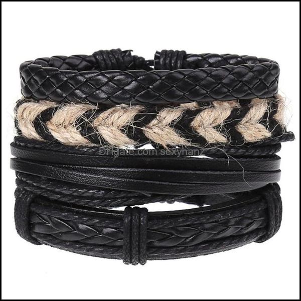bangle bangle 2022 retro braided 4pc combination set leather bracelet for women fashion trendy diy mti layer mens braceletbangle dro dhrw5, Black
bangle bangle 2022 retro braided 4pc combination set leather bracelet for women fashion trendy diy mti layer mens braceletbangle dro dhrw5, Black