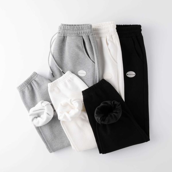 winter waffle pants men's plush casual loose sweatpants golden velvet leggings, Black
winter waffle pants men's plush casual loose sweatpants golden velvet leggings, Black