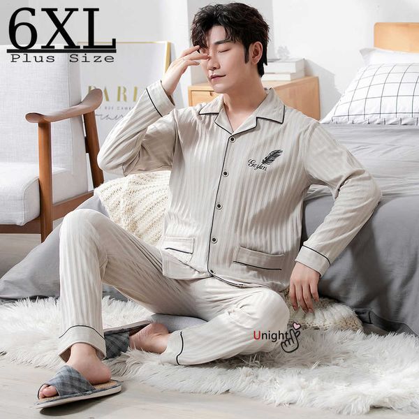 men's sleepwear l-6xl summer oversized men pyjamas knited cotton pajamas set long pant sleepwear pyjamas night suits pijamas large size, Black;brown
men's sleepwear l-6xl summer oversized men pyjamas knited cotton pajamas set long pant sleepwear pyjamas night suits pijamas large size, Black;brown