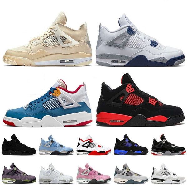 2022 with retro basketball shoes jumpman 4s university blue red thunder offs white sail infrared jorda 4 j4 men women trainers
2022 with retro basketball shoes jumpman 4s university blue red thunder offs white sail infrared jorda 4 j4 men women trainers