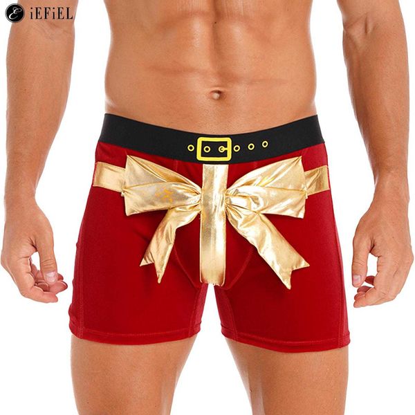 set men' velvet christmas holiday santa claus bowknot boxer shorts lingerie underwear comfortable sleepwear pajamas shorts pants t2211, Red;black
set men' velvet christmas holiday santa claus bowknot boxer shorts lingerie underwear comfortable sleepwear pajamas shorts pants t2211, Red;black