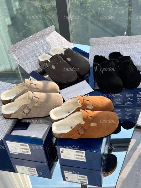 boston shearling sandals designer clogs suede leathe slippers wook fur cork flat slides fashion clog arizona mayari sandal size 36-45, Black
boston shearling sandals designer clogs suede leathe slippers wook fur cork flat slides fashion clog arizona mayari sandal size 36-45, Black