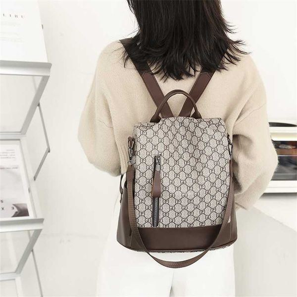 double shoulder new leisure backpack versatile fashion dual-purpose simple large capacity women's bag purses sale
double shoulder new leisure backpack versatile fashion dual-purpose simple large capacity women's bag purses sale