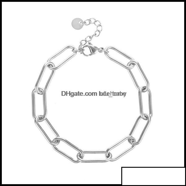 link chain link chain bracelets jewelry fashion simple retro geometric bamboo paperclip stainless steel gold bracelet drop delivery otk0s, Black
link chain link chain bracelets jewelry fashion simple retro geometric bamboo paperclip stainless steel gold bracelet drop delivery otk0s, Black