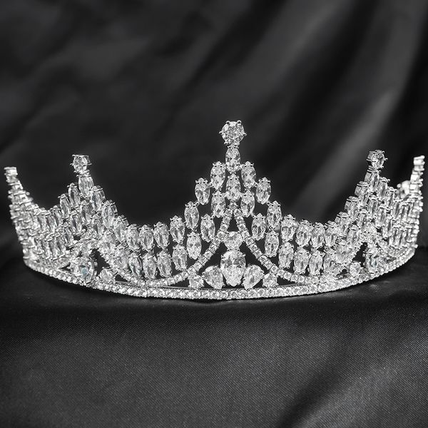 tiara crown lady bride hair pieces inlaid crystal zircons cake er headpiece wedding jewelry dress accessories birthday gift, Slivery;golden
tiara crown lady bride hair pieces inlaid crystal zircons cake er headpiece wedding jewelry dress accessories birthday gift, Slivery;golden