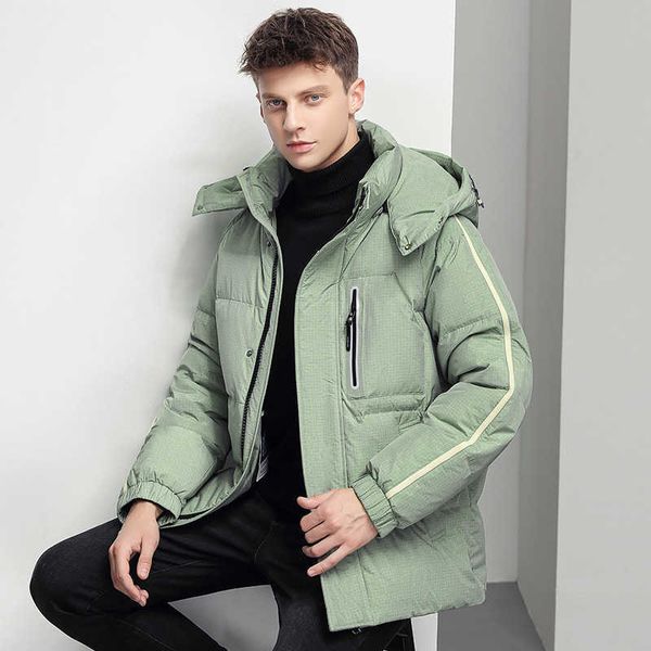 coat 2022 new down jacket men's hooded leisure college style cold resistant winter trend, Black
coat 2022 new down jacket men's hooded leisure college style cold resistant winter trend, Black