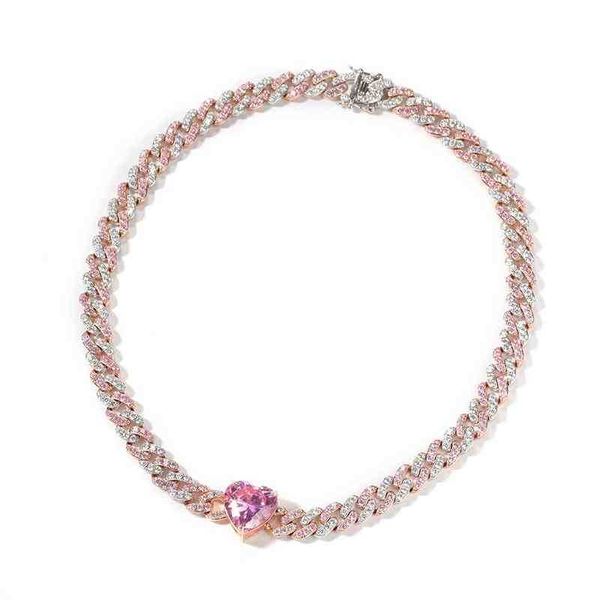 green diamond iced out heart choker 9mm cz miami cuban link chain necklace women rapper bling jewelry, Silver
green diamond iced out heart choker 9mm cz miami cuban link chain necklace women rapper bling jewelry, Silver