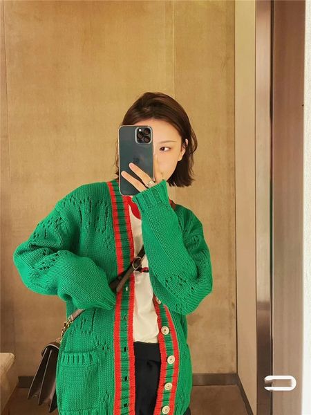 2022g women sweater knit designer autumn winter cardigans knitted loose coat double letter printed sweaters ladies outer wear thick streetwe, White;black
2022g women sweater knit designer autumn winter cardigans knitted loose coat double letter printed sweaters ladies outer wear thick streetwe, White;black