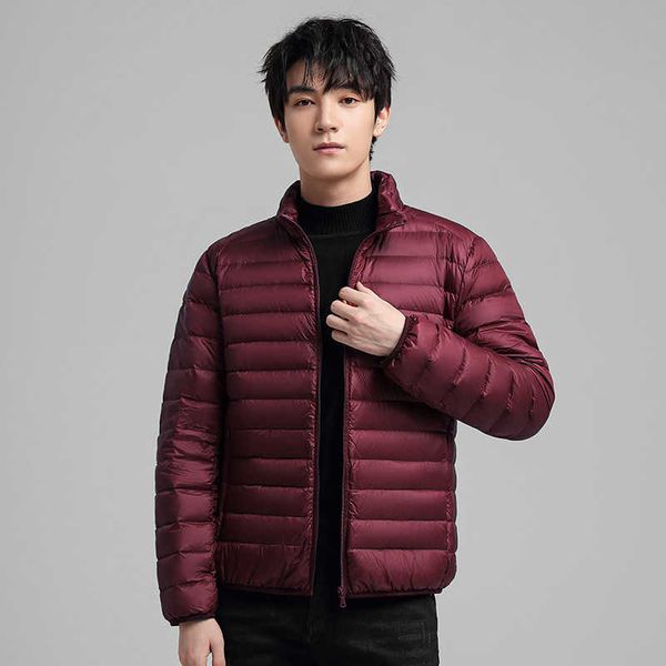 down jacket for men 2022 new style men's solid color trend coat stand collar light and thin, Black
down jacket for men 2022 new style men's solid color trend coat stand collar light and thin, Black