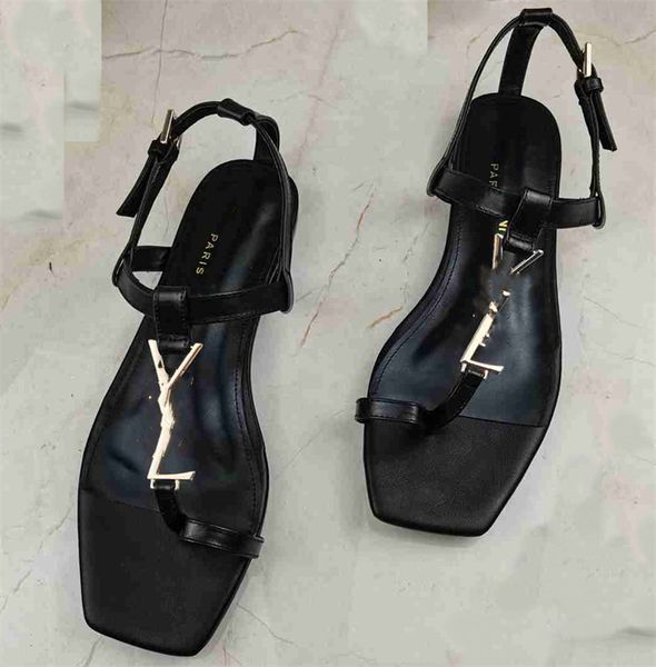 2022 designer yslity male women's slippers nude leather shoes medium heels of sandals mmx, Black
2022 designer yslity male women's slippers nude leather shoes medium heels of sandals mmx, Black