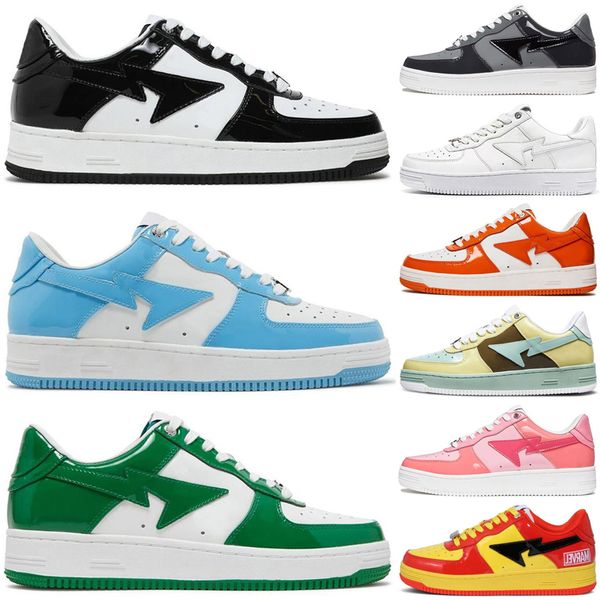 bapestas sk8 sta low baped casual shoes bapesta mens womens black triple white green patent camo combo pink red orange shoe lows trainers sp
bapestas sk8 sta low baped casual shoes bapesta mens womens black triple white green patent camo combo pink red orange shoe lows trainers sp