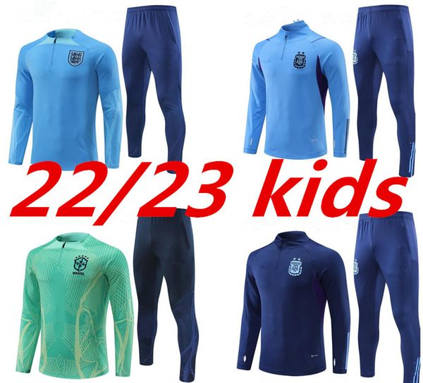 22/23 soccer sets england kane benzema mbappe portugal mohamed survetement soccer tracksuits 2022 2023 kids kit set training suit jogging ho, Black;yellow
22/23 soccer sets england kane benzema mbappe portugal mohamed survetement soccer tracksuits 2022 2023 kids kit set training suit jogging ho, Black;yellow