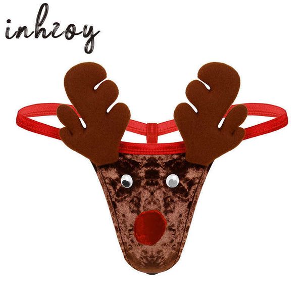 set men brown velvet novelty christmas underwear reindeer cosplay fancy costume festival rave g-strings thongs underpants t221103, Red;black
set men brown velvet novelty christmas underwear reindeer cosplay fancy costume festival rave g-strings thongs underpants t221103, Red;black