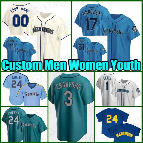 baseball jersey seattle''mariners''custom 24 ken griffey jr 12 evan white jersey 1 kyle lewis luis torrens jake fraley s, Blue;black
baseball jersey seattle''mariners''custom 24 ken griffey jr 12 evan white jersey 1 kyle lewis luis torrens jake fraley s, Blue;black