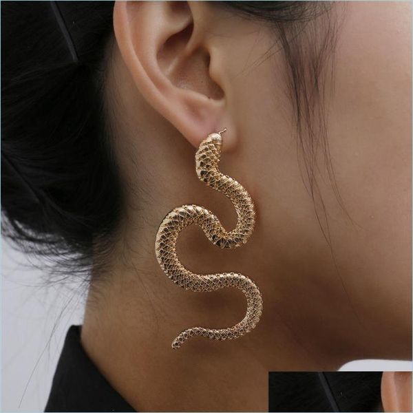 stud stud creative cool fashion metal snake earrings jewelry geometric female exaggerated embossed for women 2021 drop delivery dh48w, Golden;silver
stud stud creative cool fashion metal snake earrings jewelry geometric female exaggerated embossed for women 2021 drop delivery dh48w, Golden;silver