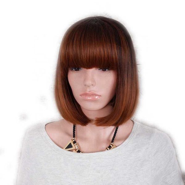 headwear accessories wig color 12inch hair bob wigs with bangs brown blue heat ristant synthetic fiber
headwear accessories wig color 12inch hair bob wigs with bangs brown blue heat ristant synthetic fiber