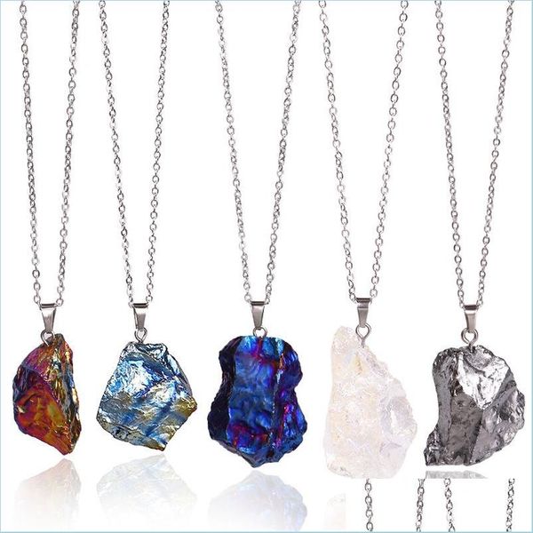 pendant necklaces natural stone polychromatic necklace irregar pendant drop delivery jewelry necklaces pendants dh5sj, Silver
pendant necklaces natural stone polychromatic necklace irregar pendant drop delivery jewelry necklaces pendants dh5sj, Silver
