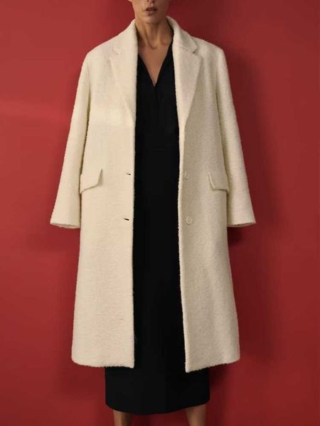 women's fur faux fur traf 2022 autumn winter women thick woolen coats casual solid notched long warm jacket ladies elegant long sleeve, Black
women's fur faux fur traf 2022 autumn winter women thick woolen coats casual solid notched long warm jacket ladies elegant long sleeve, Black