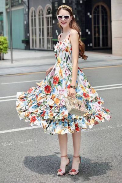 runway dresses spring/summer runway rose print halter sleeveless mid-length cake beach dress s m l xl, Black
runway dresses spring/summer runway rose print halter sleeveless mid-length cake beach dress s m l xl, Black