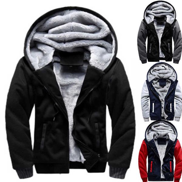 men's jackets 2023 slim coat jacket outwear thick warm plush zipper hoodies hooded tracksuits stylish streetwear sweatshirts y2302, Black;brown
men's jackets 2023 slim coat jacket outwear thick warm plush zipper hoodies hooded tracksuits stylish streetwear sweatshirts y2302, Black;brown