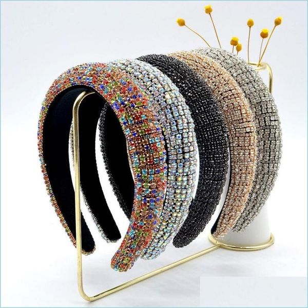 headband fl crystal hair bands for women lady shiny padded diamond headband hoop fashion accessories drop delivery products dhffq, Black;brown
headband fl crystal hair bands for women lady shiny padded diamond headband hoop fashion accessories drop delivery products dhffq, Black;brown