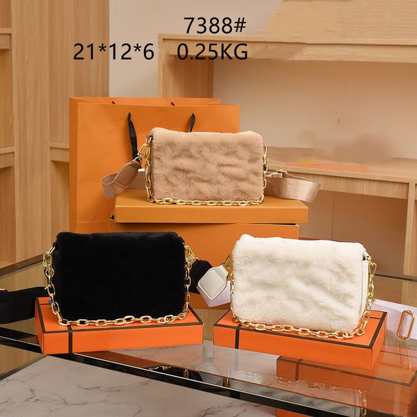 winter designer plush crossbody bag for women shoulder bags cross body with coin purse straps purses l7388
winter designer plush crossbody bag for women shoulder bags cross body with coin purse straps purses l7388