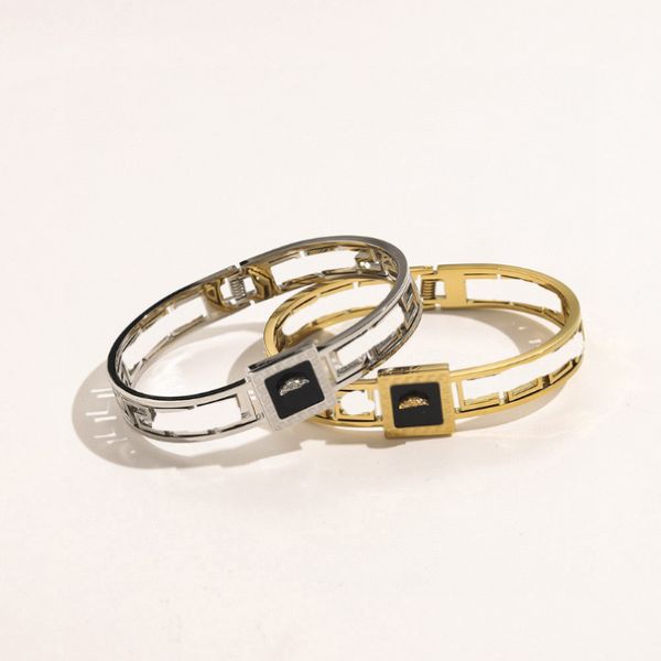 2022 new bracelets women bangle designer jewelry gold plated stainless steel wedding lovers gift bangles accessories wholesale, Black
2022 new bracelets women bangle designer jewelry gold plated stainless steel wedding lovers gift bangles accessories wholesale, Black