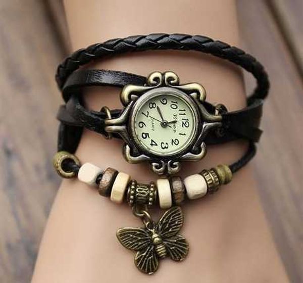 watches fashion antique watch leather wrapped bracelet epidermis women table butterfly pendants wholesale children table hczd, Slivery;brown
watches fashion antique watch leather wrapped bracelet epidermis women table butterfly pendants wholesale children table hczd, Slivery;brown